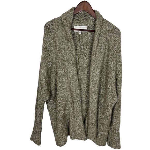 Anthropologie Angels of the North Green Knit Cardigan Sweater Women's Small - Picture 1 of 6